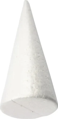 Kegle - H 35 CM - Ø 16 CM - Hvid - 1 Stk