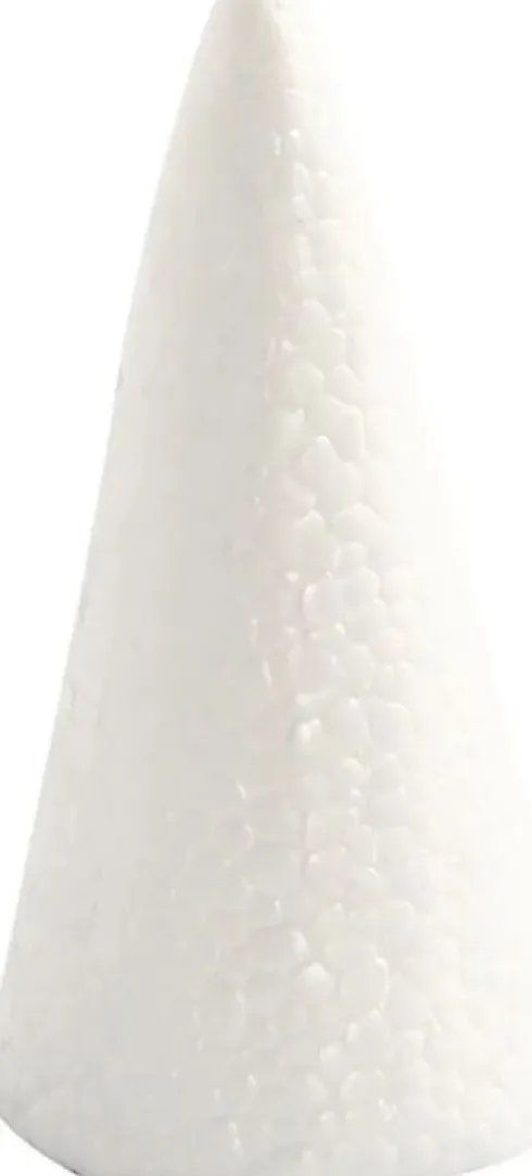 Kegle - H 35 CM - Ø 16 CM - Hvid - 1 Stk