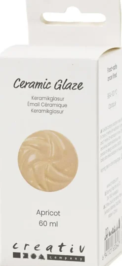 Keramik Glasur - 984-1101 C - Dækkende - Apricot - 60 ML