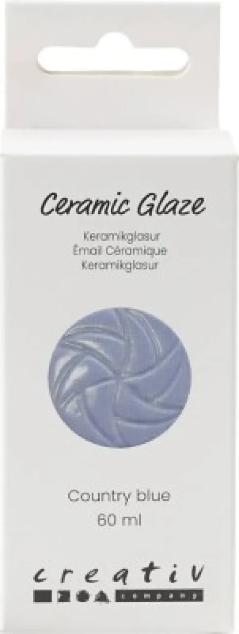 Keramik Glasur - 984-1101 C - Dækkende - Country Blue - 60 ML