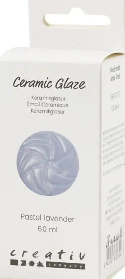 Keramik Glasur - 984-1101 C - Dækkende - Pastel Lavender - 60 ML