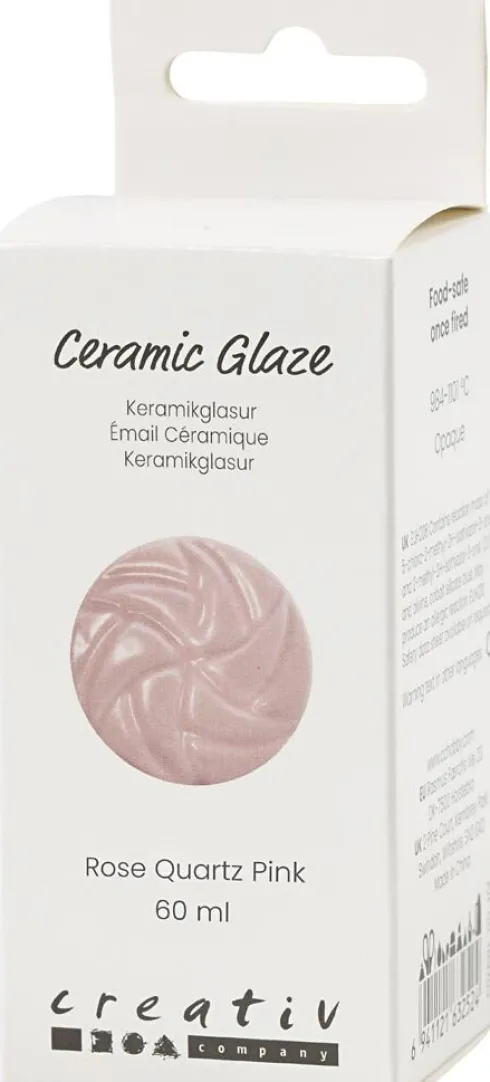 Keramik Glasur - 984-1101 C - Dækkende - Rose - 60 ML