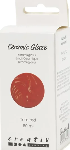 Keramik Glasur - 984-1101 C - Dækkende - Toro Red - 60 ML