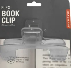 Kikkerland - Flexi Book Clip - Flexibel Sideholder Til Bog
