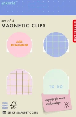 Kikkerland - Inkerie - Magnet Clips - 4 Stk