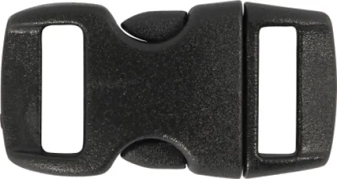 Kliklås - L 29 MM - B 15 MM - Hulstr. 3X11 MM - Sort - 4 Stk