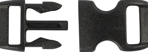 Kliklås - L 29 MM - B 15 MM - Hulstr. 3X11 MM - Sort - 4 Stk
