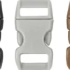 Kliklås - L 29 MM - B 15 MM - Hulstr. 3X11 MM - Sort - Brun - Grå - 100 Stk