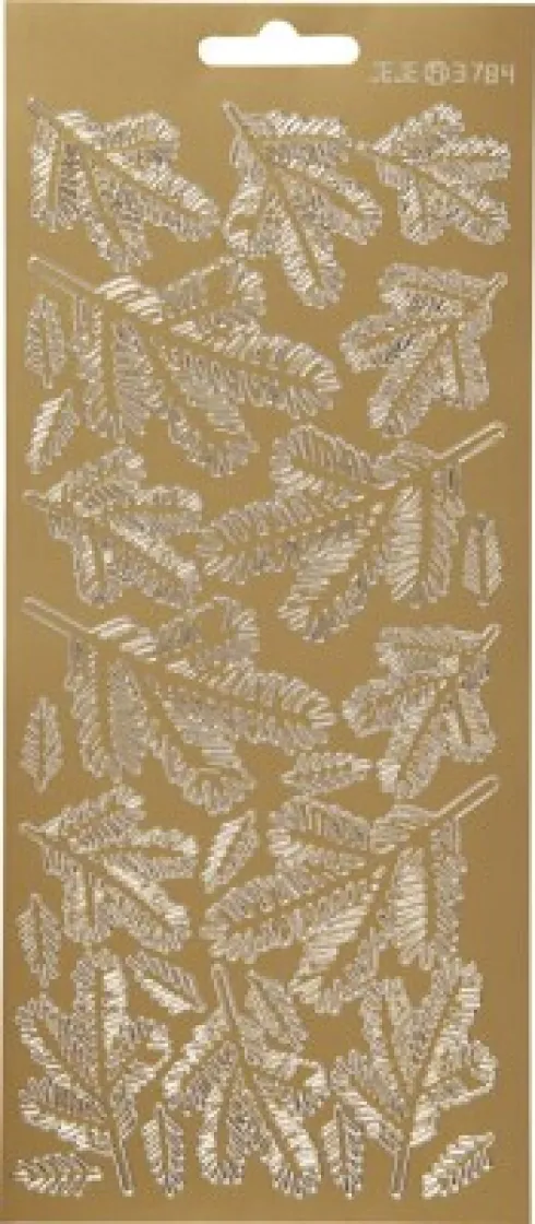 Klistermærker - Kviste - Guld