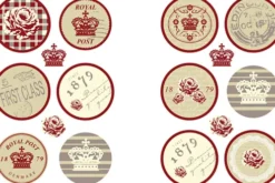 Klistermærker - Royal Post Vivi Gade - 4 Ark
