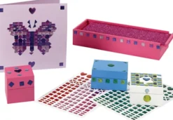 Klistermærker Til Mosaik - 10 Ark - Assorteret