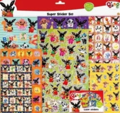 Klistermærke Sæt - Super Stickers Set - Bing Kanin