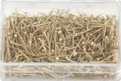 Knappenåle - L 16 MM - Tykkelse 0,65 MM - Guld - 25 G