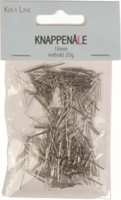 Knappenåle Prym Sølv 16Mm 20G - Krea Line