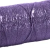Knyttegarn - Tykkelse 1 MM - L 315 M - Tynd Kvalitet 12/12 - Violet - 220 G