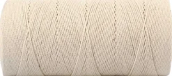 Knyttegarn - Tykkelse 1 MM - L 315 M - Tynd Kvalitet 12/12 - Lys Natur - 220 G