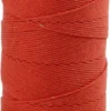 Knyttegarn - Tykkelse 1 MM - L 315 M - Tynd Kvalitet 12/12 - Orange - 220 G