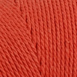 Knyttegarn - Tykkelse 1 MM - L 315 M - Tynd Kvalitet 12/12 - Orange - 220 G
