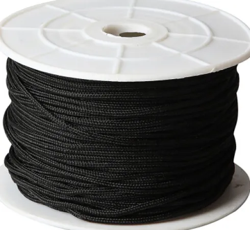 Knyttesnor - Tykkelse 2 MM - Polyester - Sort - 50 M