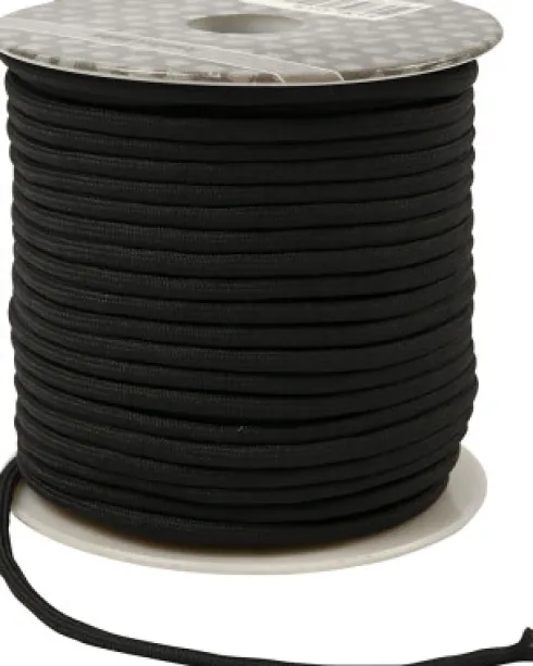Knyttesnor - Tykkelse 4 MM - Polyester - Sort - 40 M