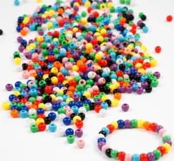 Kongomix - Ø 6 MM - Hulstr. 3 MM - Assorterede Farver - 700 ML - 425 G