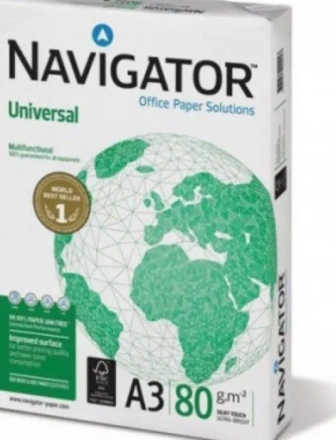 Kopipapir A3 500 Ark Hvid Navigator