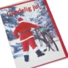 Kort 1 / 1 Julekort Julemand Med Cykel