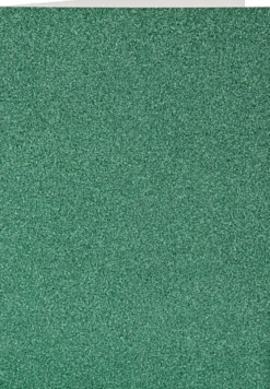 Kort Og Kuverter - Kort Str. 10,5X15 CM - Kuvert Str. 11,5X16,5 CM - Glitter - 110+250 G - Grøn - 4 Sæt