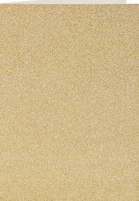 Kort Og Kuverter - 10,5X15 CM - 11,5X16,5 CM - Glitter Guld - 4 Sæt