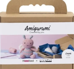Kreativt Sæt Med Amigurumi - Honningbi - Pastelfarver