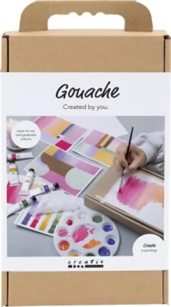 Kreativt Sæt Med Gouache - Malerier - Assorterede Farver