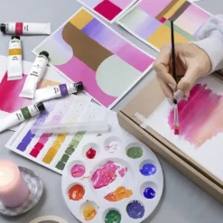 Kreativt Sæt Med Gouache - Malerier - Assorterede Farver