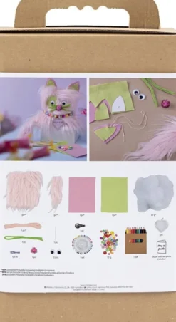 Kreativt Sæt - Syning - Kat - Assorterede Farver