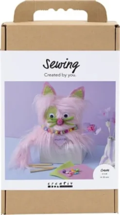 Kreativt Sæt - Syning - Kat - Assorterede Farver