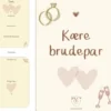 Kære Brudepar - Hilsner Fra Gæsterne