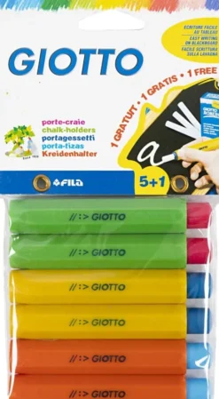 Kridtholder - Farve Kan Variere - 6 Assorterede