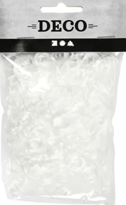 Krølhår - Hvid - 15 G