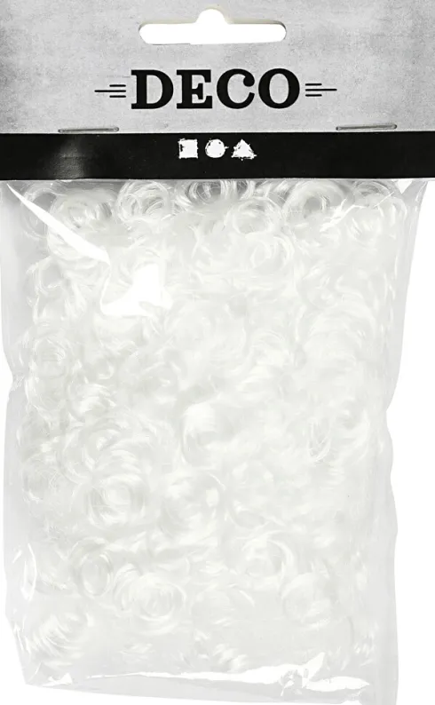 Krølhår - Hvid - 15 G