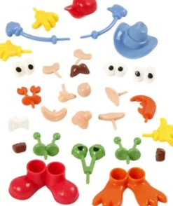 Kropsdele - Str. 0,8-6,8 CM - Assorterede Farver - 26 Stk