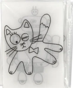 Krympeplast Med Motiver - 10,5X14,5 CM - Tykkelse 0,3 MM - Mat Transparent - 36 Ark