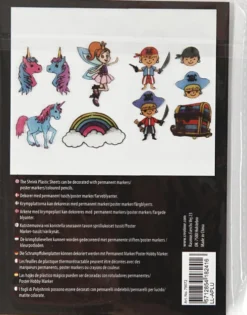 Krympeplast Med Motiver - 10,5X14,5 CM - Tykkelse 0,3 MM - 36 Ark