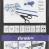 Krympeplast Med Motiver - 10,5X14,5 CM - Tykkelse 0,3 MM - Mat Transparent - 36 Ark