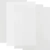 Krympeplast - 20X30 CM - Tykkelse 0,3 MM - Blank Transparent - Mat Transparent - Mat Hvid - 4 Ark
