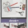 Krympeplast - 20X30 CM - Tykkelse 0,3 MM - Mat Transparent - 100 Ark