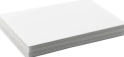 Krympeplast - 20X30 CM - Tykkelse 0,3 MM - Mat Hvid - 100 Ark