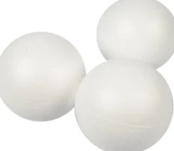 Kugle - Ø 8 CM - Hvid - 25 Stk