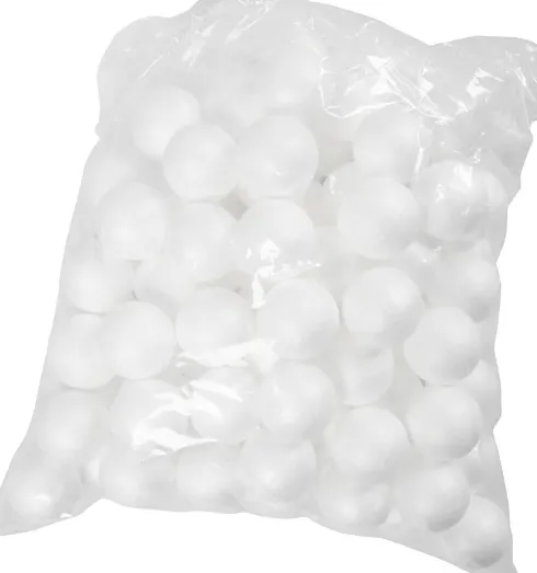 Kugle - Ø 4 CM - Hvid - 100 Stk