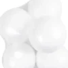 Kugle - Ø 10 CM - Hvid - 5 Stk