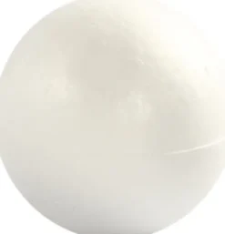 Kugle - Ø 7 CM - Hvid - 5 Stk