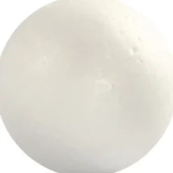 Kugle - Ø 6 CM - Hvid - 5 Stk